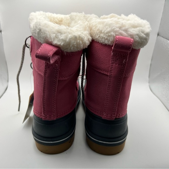 Cat & Jack Pink and Gray Kids Boots - Picture 4 of 5
